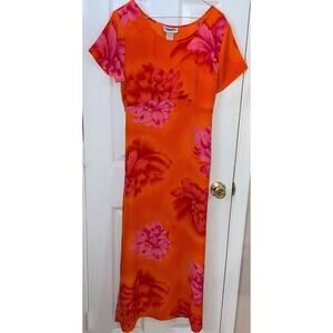Vintage Tickets Dress Sz L EUC